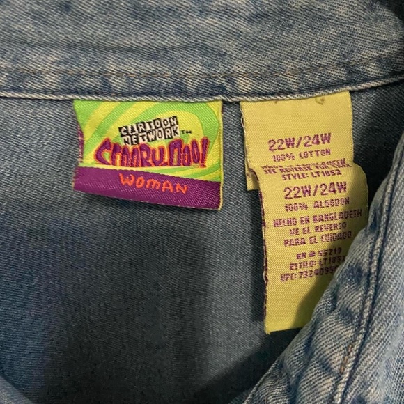 Scooby Doo Vintage Y2K Denim Vest - Picture 6 of 7